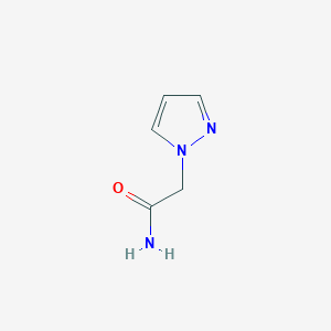 molecular formula C5H7N3O B1283222 2-(1H-吡唑-1-基)乙酰胺 CAS No. 113336-24-6