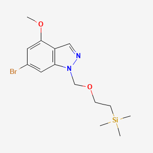 6-bromo-4-methoxy-1-((2-(trimethylsilyl)ethoxy)methyl)-1H-indazole