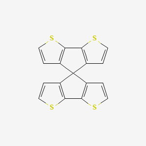 molecular formula C17H8S4 B12832251 7,7'-spirobi[3,11-dithiatricyclo[6.3.0.02,6]undeca-1(8),2(6),4,9-tetraene] 