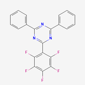 molecular formula C21H10F5N3 B12832263 2-(Perfluorophenyl)-4,6-diphenyl-1,3,5-triazine 