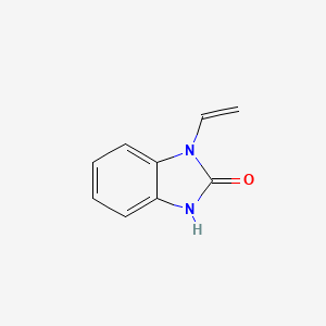 molecular formula C9H8N2O B12832308 1-Vinyl-1H-benzo[d]imidazol-2(3H)-one 