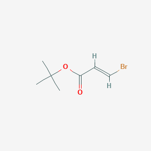 molecular formula C7H11BrO2 B12832375 tert-Butyl 3-bromoacrylate 