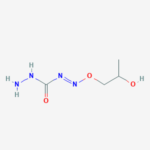 molecular formula C4H10N4O3 B12832390 1-(2-Hydroxypropoxy)carbazone 