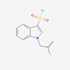 1-(2-Methylallyl)-1H-indole-3-sulfonyl chloride