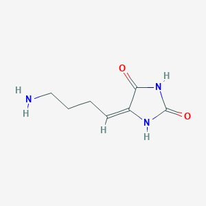 5-(4-Aminobutylidene)imidazolidine-2,4-dione