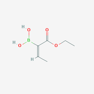 [(2Z)-1-Ethoxy-1-oxobut-2-en-2-yl]boronic acid