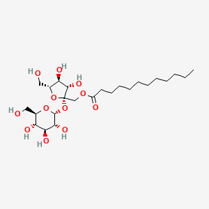 molecular formula C24H44O12 B12832441 Sucrose, 1-laurate CAS No. 136152-90-4