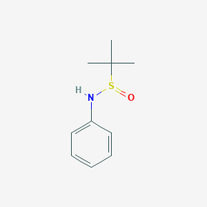 2-methyl-N-phenylpropane-2-sulfinamide