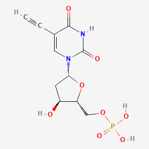 ((2R,3S,5R)-5-(5-Ethynyl-2,4-dioxo-3,4-dihydropyrimidin-1(2H)-yl)-3-hydroxytetrahydrofuran-2-yl)methyl dihydrogen phosphate