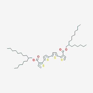 2-hexyldecyl 2-[5-[5-[3-(2-hexyldecoxycarbonyl)thiophen-2-yl]thiophen-2-yl]thiophen-2-yl]thiophene-3-carboxylate