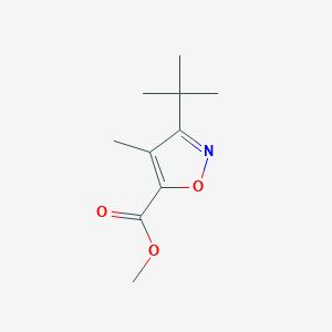 Methyl 3-(tert-butyl)-4-methylisoxazole-5-carboxylate