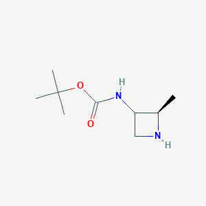 tert-Butyl ((2R)-2-methylazetidin-3-yl)carbamate