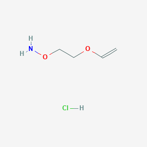 molecular formula C4H10ClNO2 B12832682 O-(2-(Vinyloxy)ethyl)hydroxylamine hydrochloride 