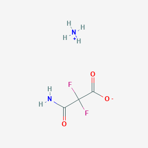 molecular formula C3H6F2N2O3 B12832683 Ammonium 3-amino-2,2-difluoro-3-oxopropanoate 