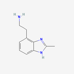 2-(2-Methyl-1H-benzo[d]imidazol-4-yl)ethanamine