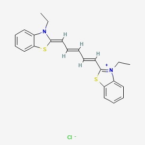 3-Ethyl-2-(5-(3-ethylbenzo[d]thiazol-2(3H)-ylidene)penta-1,3-dien-1-yl)benzo[d]thiazol-3-ium chloride