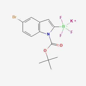 Potassium (5-bromo-1-(tert-butoxycarbonyl)-1H-indol-2-yl)trifluoroborate