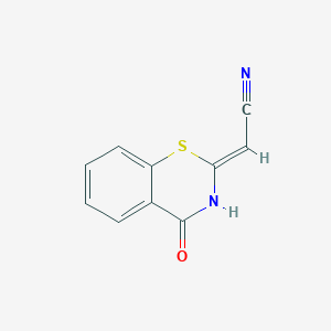 (Z)-2-(4-Oxo-3,4-dihydro-2h-benzo[e][1,3]thiazin-2-ylidene)acetonitrile