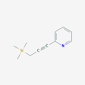 2-(3-(Trimethylsilyl)prop-1-yn-1-yl)pyridine