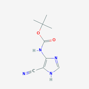 Tert-butyl (4-cyano-1h-imidazol-5-yl)carbamate