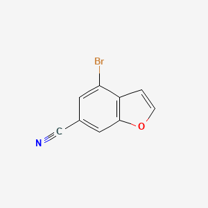 4-Bromo-1-benzofuran-6-carbonitrile