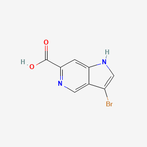 3-Bromo-1H-pyrrolo[3,2-c]pyridine-6-carboxylic acid