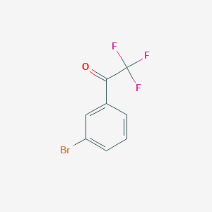 molecular formula C8H4BrF3O B1283289 3'-溴-2,2,2-三氟苯甲酮 CAS No. 655-26-5