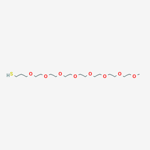 molecular formula C18H38O8S B12832904 2,5,8,11,14,17,20,23-Octaoxahexacosane-26-thiol 