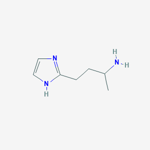 4-(1H-imidazol-2-yl)butan-2-amine