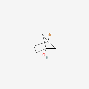 molecular formula C6H9BrO B12832929 4-Bromobicyclo[2.1.1]hexan-1-ol 