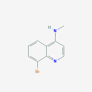 molecular formula C10H9BrN2 B12832956 8-bromo-N-methylquinolin-4-amine 