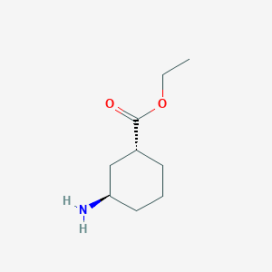 (1R,3R)-Ethyl 3-aminocyclohexanecarboxylate