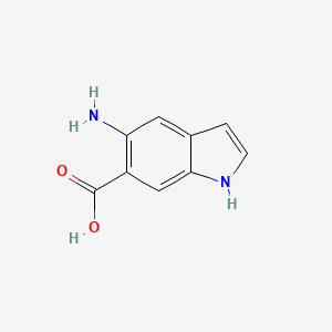 5-amino-1H-indole-6-carboxylic acid