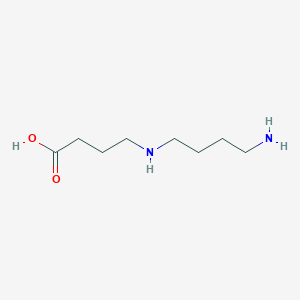 molecular formula C8H18N2O2 B12832969 4-((4-Aminobutyl)amino)butanoic acid 