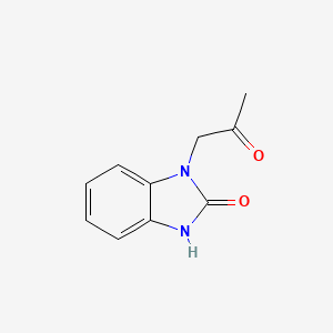 molecular formula C10H10N2O2 B12832987 1-(2-oxopropyl)-1H-benzo[d]imidazol-2(3H)-one 