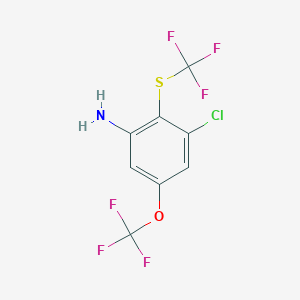 Benzenamine,3-chloro-5-(trifluoromethoxy)-2-[(trifluoromethyl)thio]