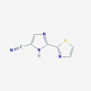 2-(Thiazol-2-yl)-1H-imidazole-5-carbonitrile