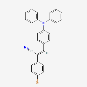 2-(4-Bromophenyl)-3-(4-(diphenylamino)phenyl)acrylonitrile