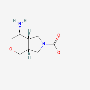 rel-tert-Butyl (3aR,7R,7aS)-7-aminohexahydropyrano[3,4-c]pyrrole-2(3H)-carboxylate