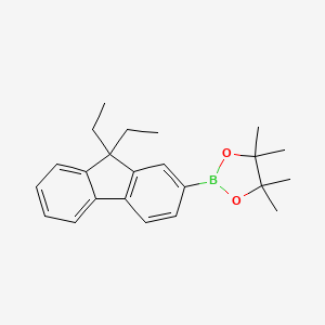 2-(9,9-Diethyl-9H-fluoren-2-yl)-4,4,5,5-tetramethyl-1,3,2-dioxaborolane