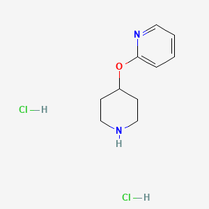 molecular formula C10H16Cl2N2O B1283306 2-(哌啶-4-氧基)吡啶二盐酸盐 CAS No. 313490-36-7