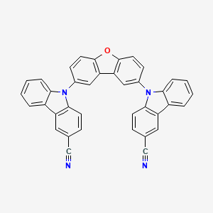 9,9'-(Dibenzo[b,d]furan-2,8-diyl)bis(9H-carbazole-3-carbonitrile)