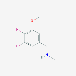 1-(3,4-Difluoro-5-methoxyphenyl)-N-methylmethanamine