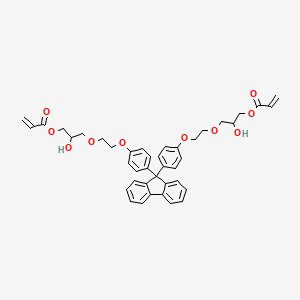 (((((9H-Fluorene-9,9-diyl)bis(4,1-phenylene))bis(oxy))bis(ethane-2,1-diyl))bis(oxy))bis(2-hydroxypropane-3,1-diyl) diacrylate