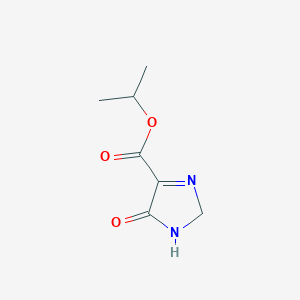 molecular formula C7H10N2O3 B12833091 Isopropyl 5-oxo-2,5-dihydro-1H-imidazole-4-carboxylate 