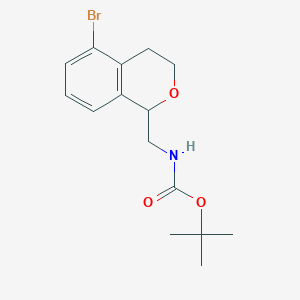 tert-Butyl ((5-bromoisochroman-1-yl)methyl)carbamate