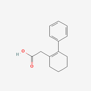 2-(2-Phenylcyclohex-1-en-1-yl)acetic acid