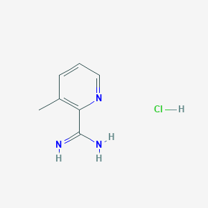 molecular formula C7H10ClN3 B1283314 3-甲基吡啶咪唑酰胺盐酸盐 CAS No. 125903-77-7