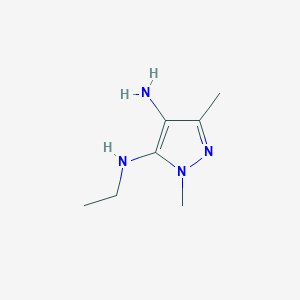 N5-Ethyl-1,3-dimethyl-1H-pyrazole-4,5-diamine