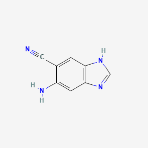 6-Amino-1H-benzo[d]imidazole-5-carbonitrile